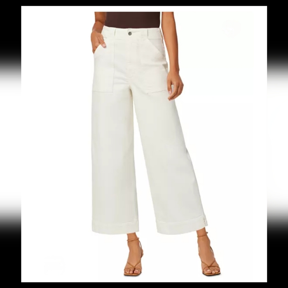 Joe's Jeans Cleo High Rise Wide Leg Jeans in Milk.  Sz 30. Org $198. Deal!